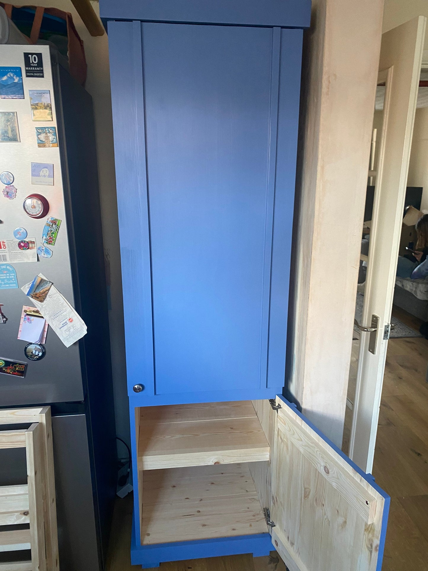 The Narborough Handcrafted bespoke custom made to order pantry larder kitchen cupboard storage