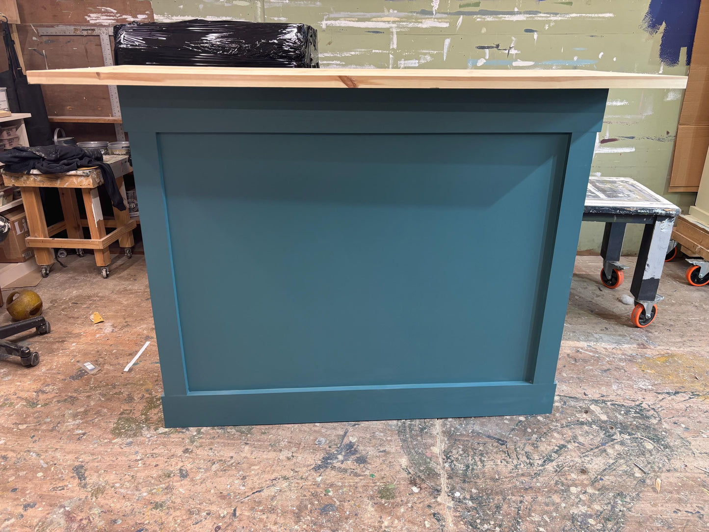 The Spire 600mm Deep Premium Bar - home pub bar man cave solid finished in any farrow and ball colour