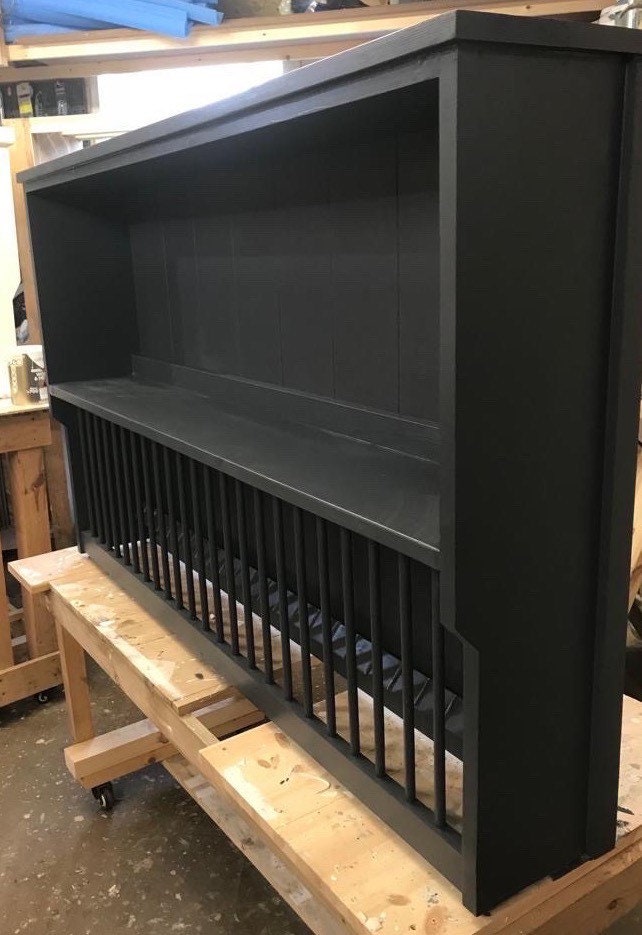 The Orkney handmade plate rack storage finished in your chosen farrow and ball colour