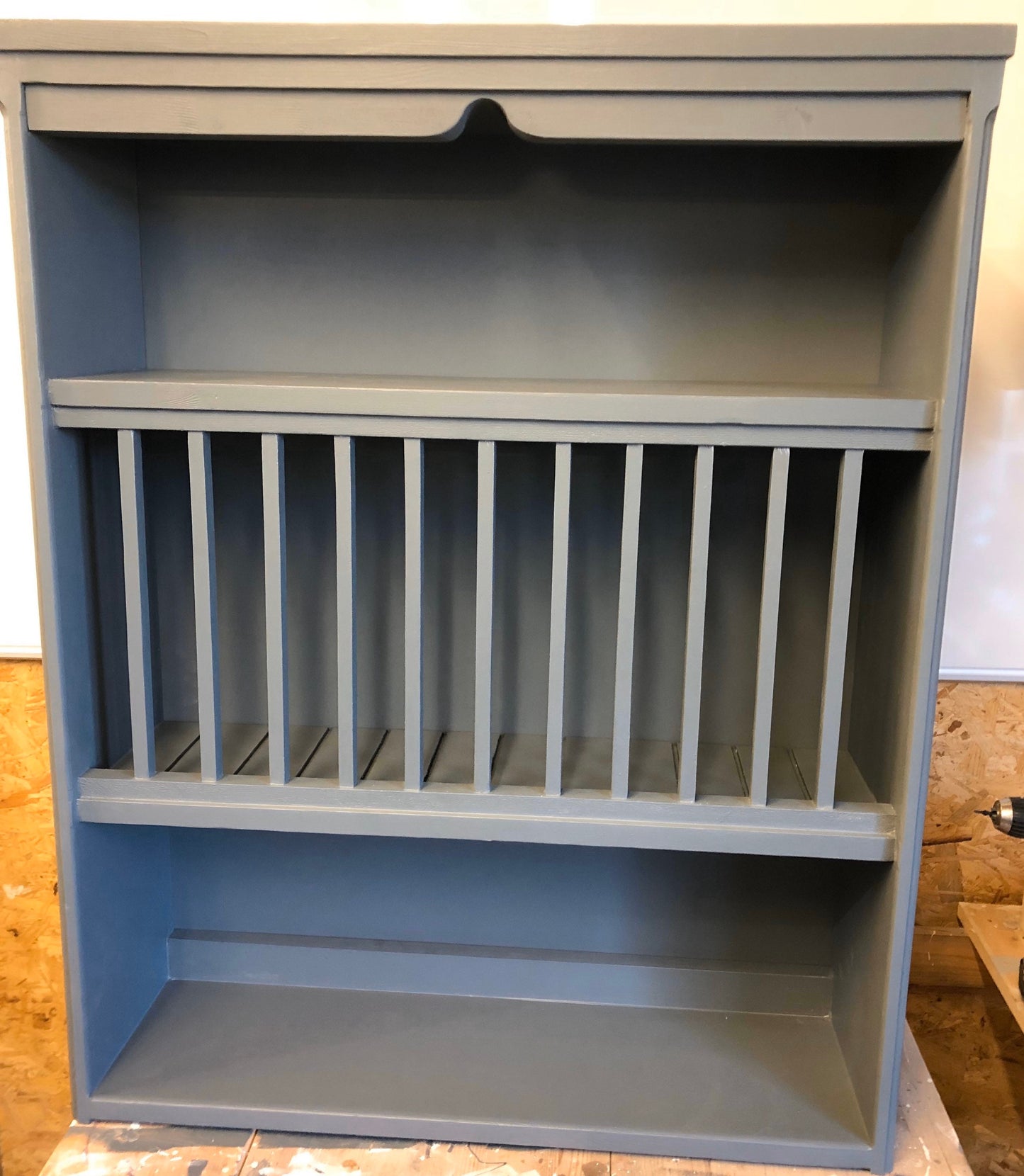 The Christopher handmade plate rack storage available in your chosen f&b colour