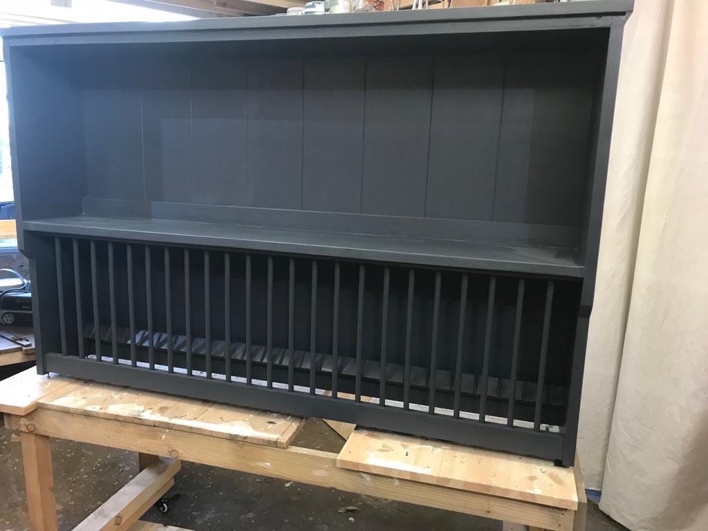 The Orkney handmade plate rack storage finished in your chosen farrow and ball colour