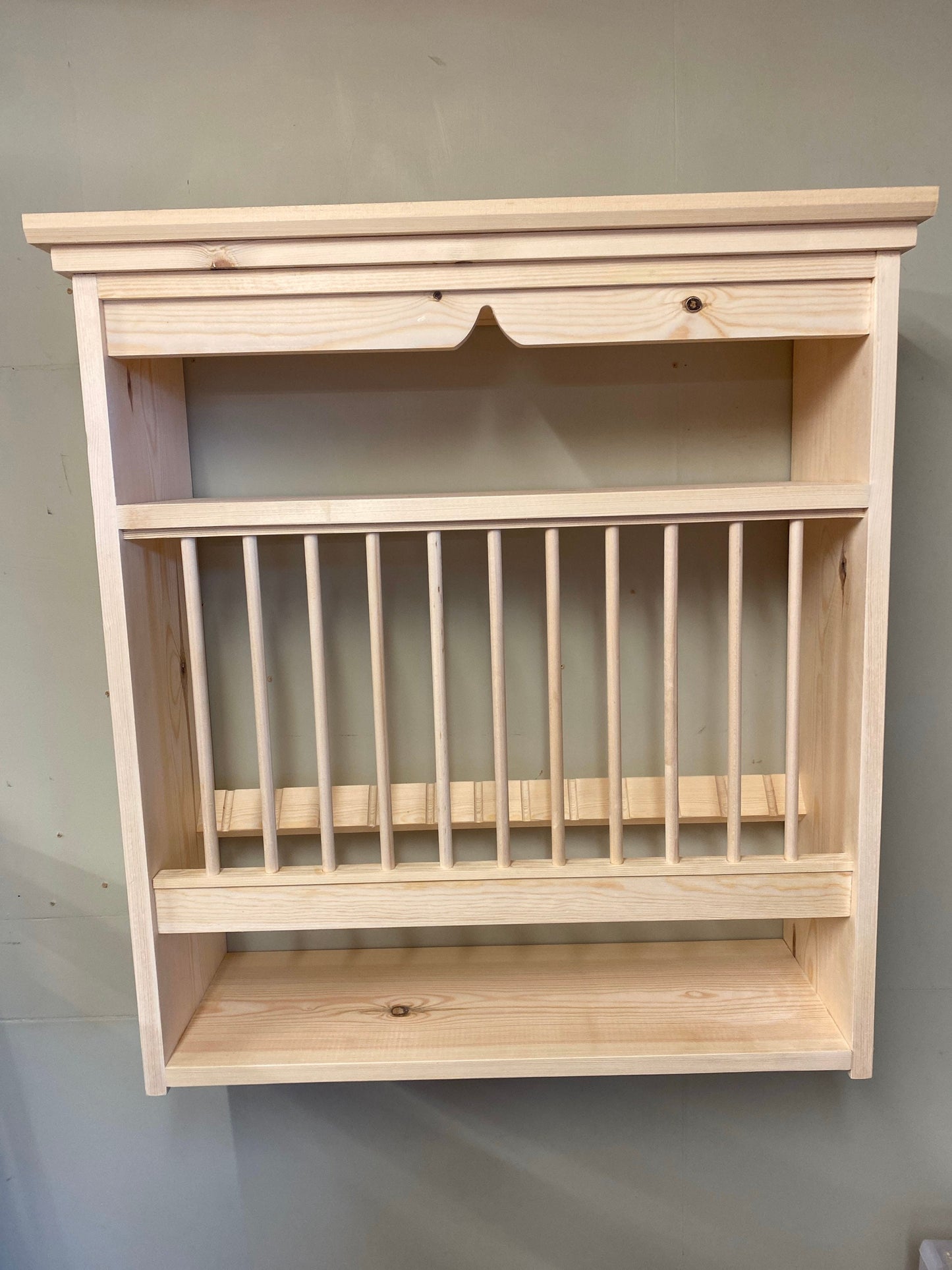 The Craven handmade plate rack storage