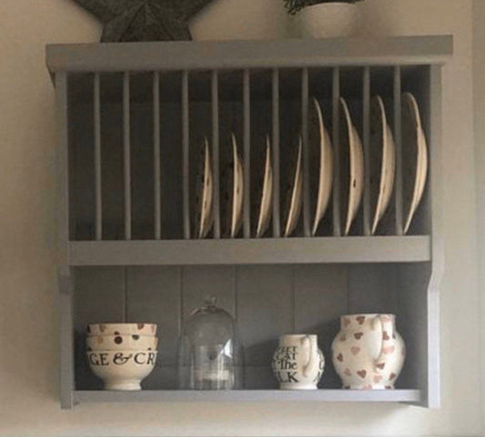 The Cheltenham handmade plate rack storage available in your chosen f&b colour