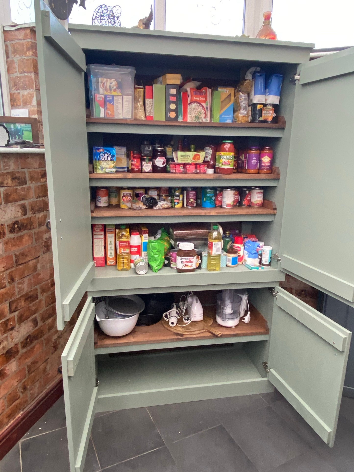 The Cotswold Handcrafted bespoke custom made to order pantry larder kitchen cupboard storage deposit option available