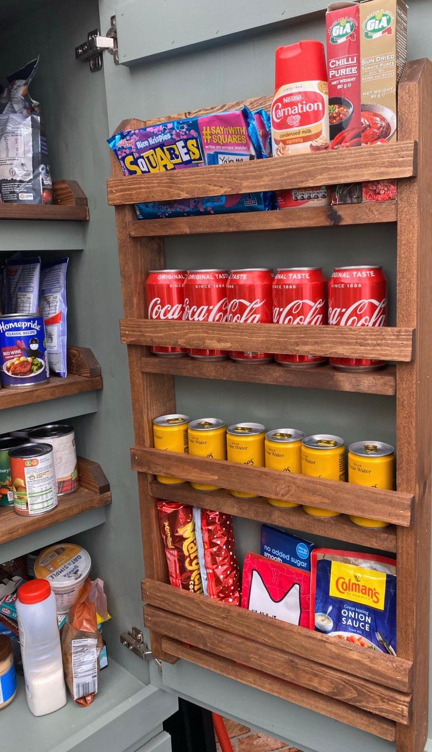 The Mawdsley Handcrafted bespoke custom made to order pantry larder kitchen cupboard storage deposit option available