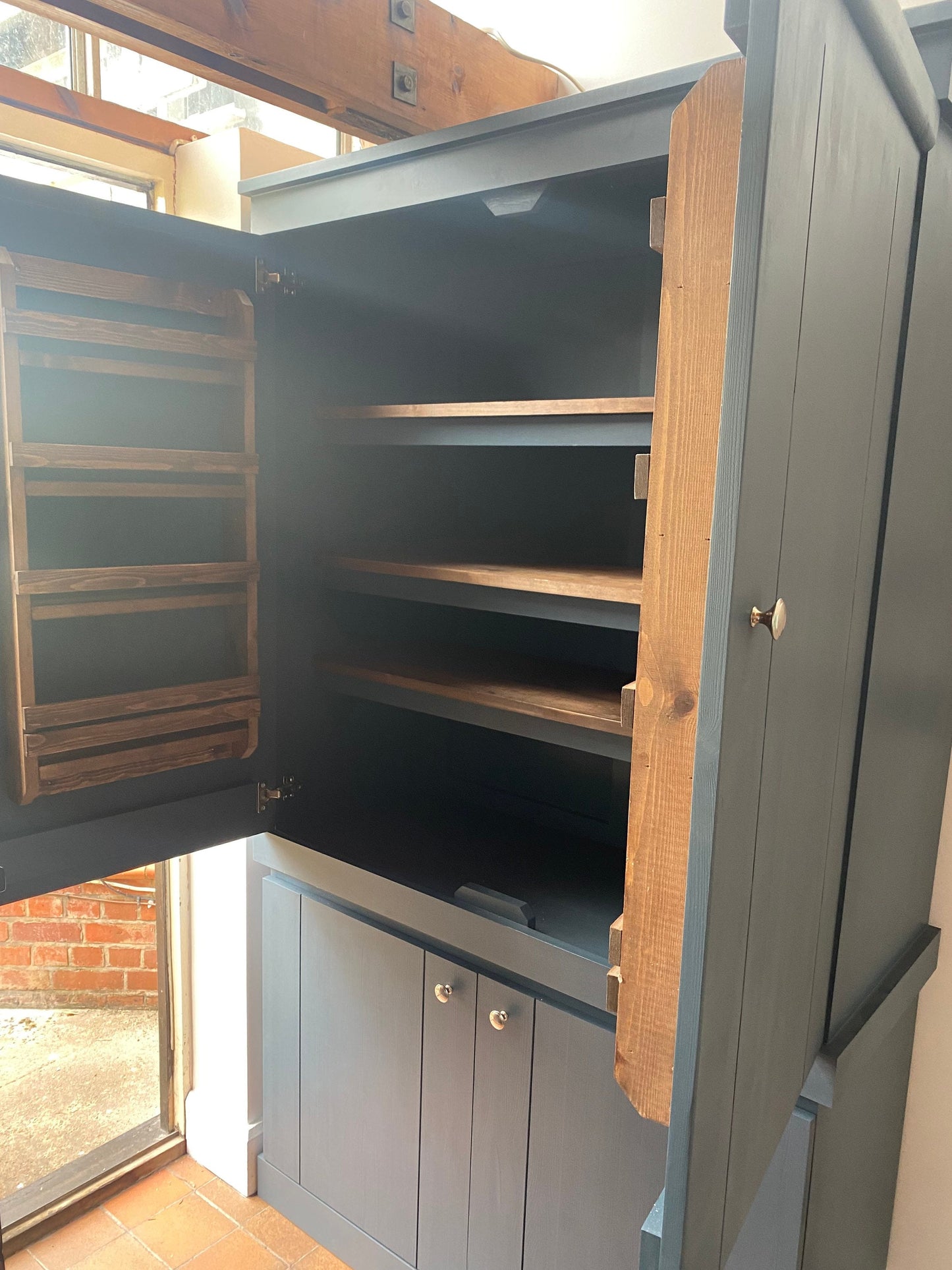 The Redditch Handcrafted bespoke custom made to order pantry larder kitchen cupboard storage deposit available