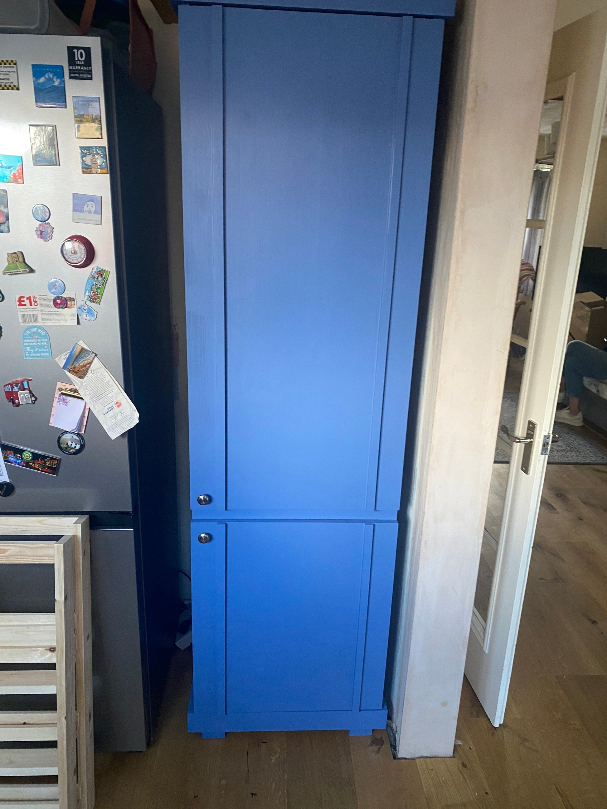 The Narborough Handcrafted bespoke custom made to order pantry larder kitchen cupboard storage