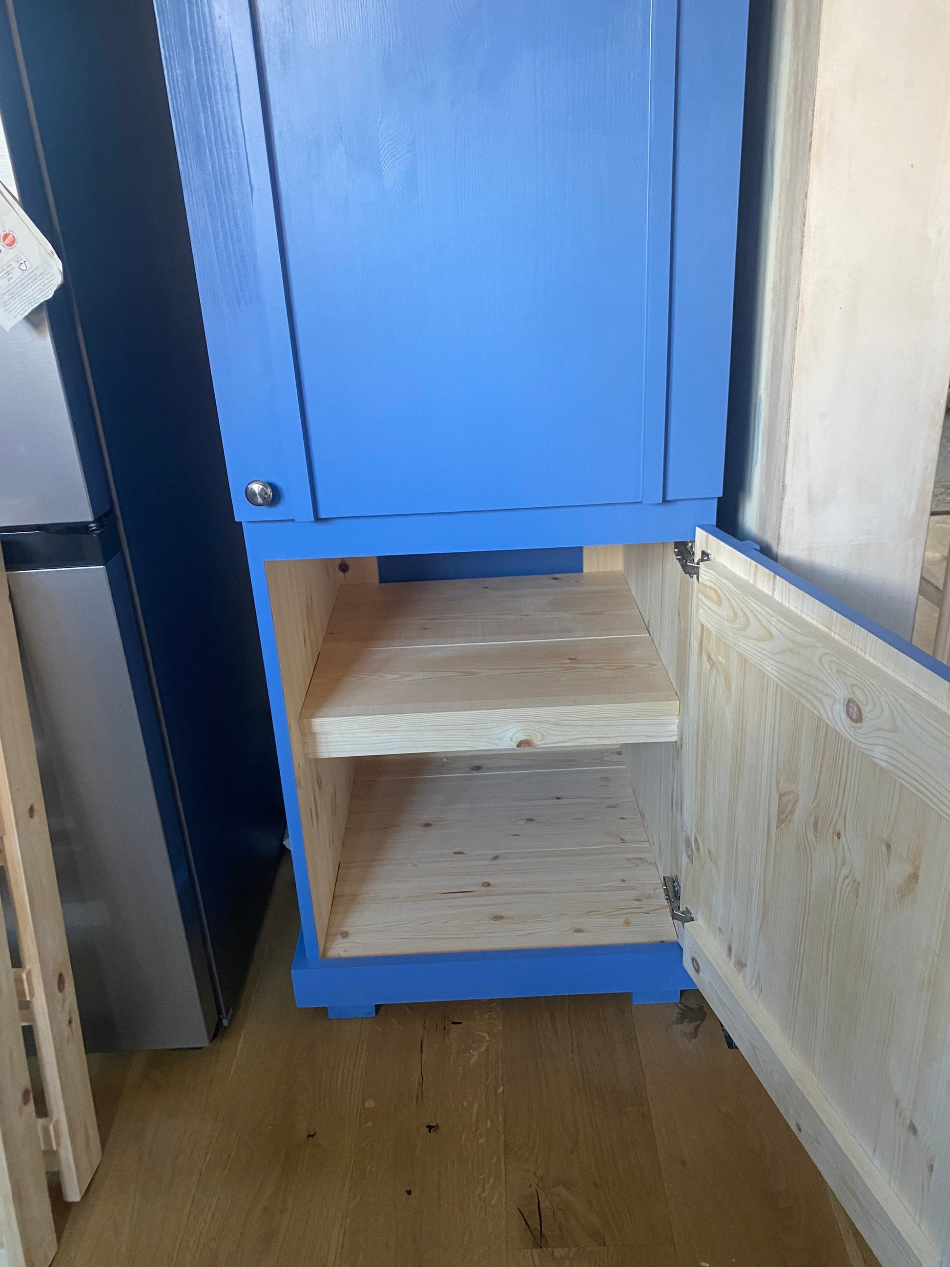 The Narborough Handcrafted bespoke custom made to order pantry larder kitchen cupboard storage