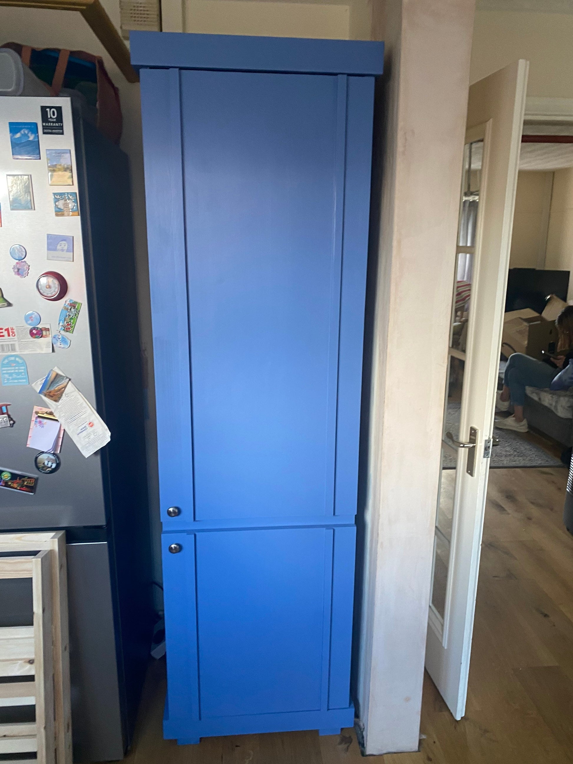 The Narborough Handcrafted bespoke custom made to order pantry larder kitchen cupboard storage