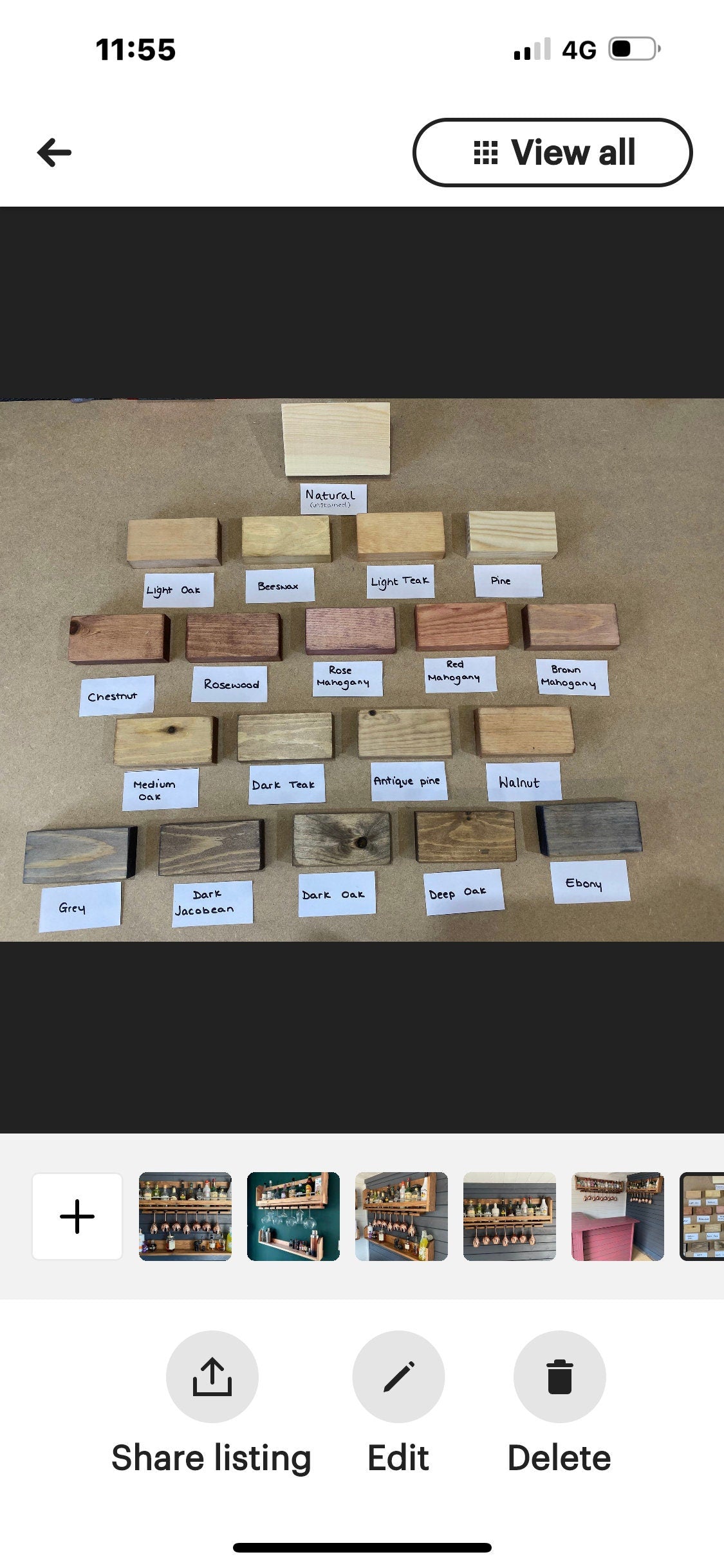 The Keswick handmade kitchen pine plate rack storage