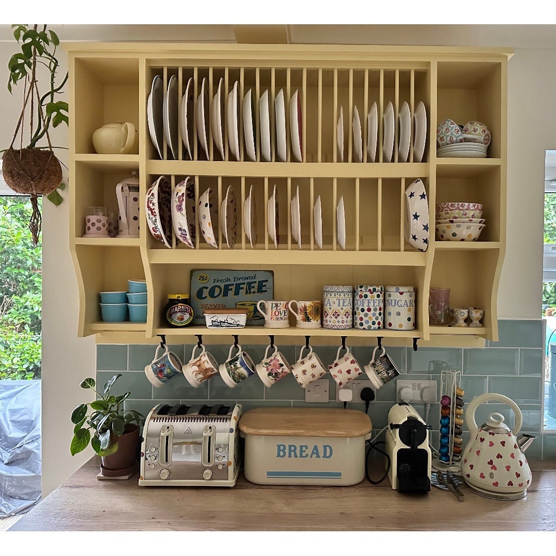 The Wicklow handmade plate rack storage