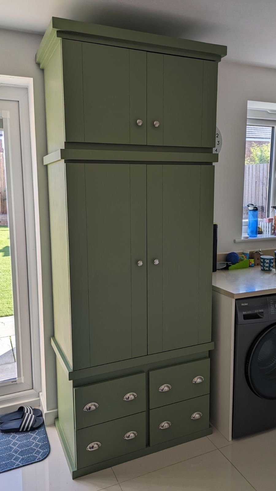 The Preston Handcrafted bespoke custom made to order pantry larder finished in your chosen farrow and ball colour deposit available