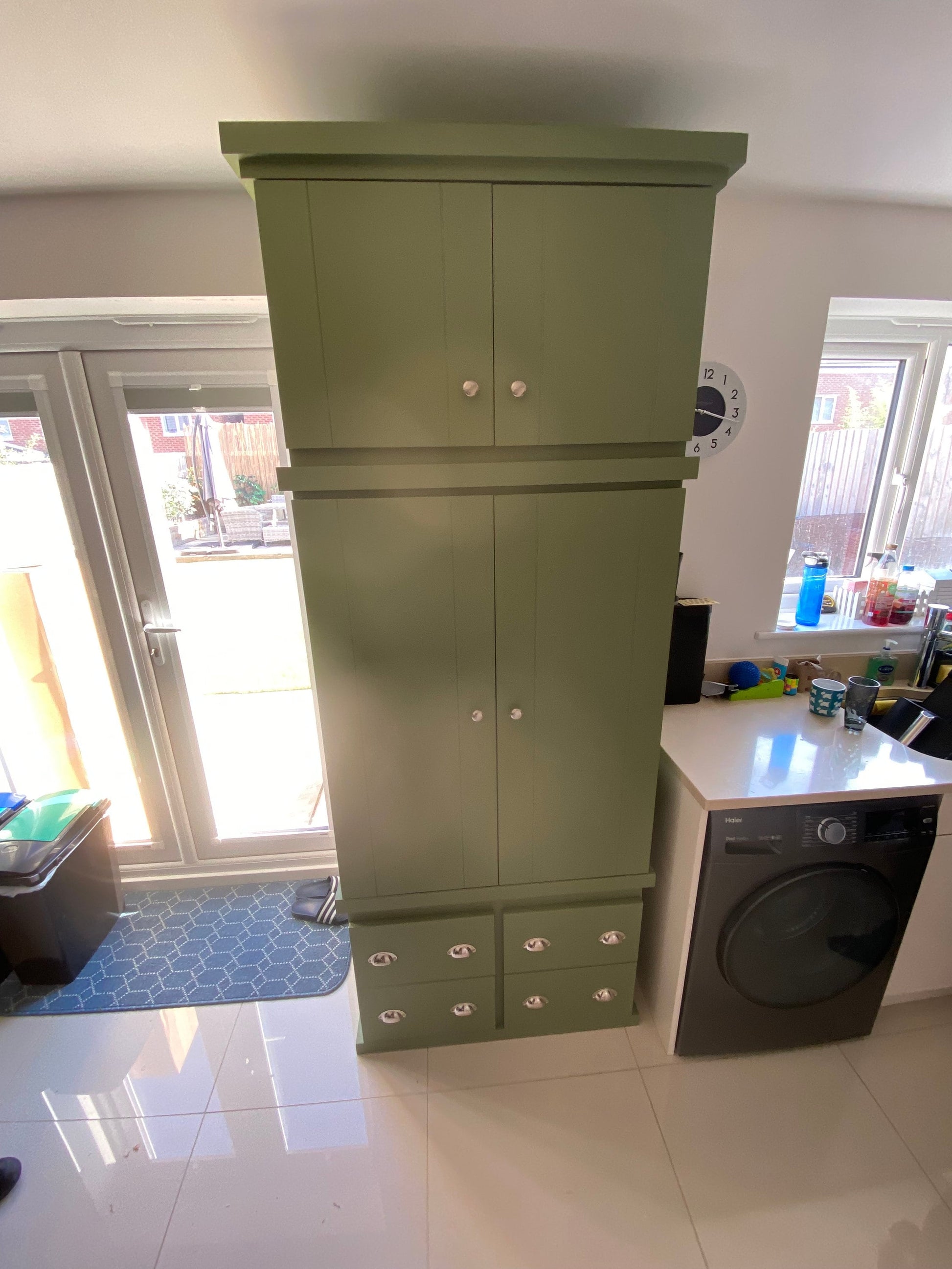 The Preston Handcrafted bespoke custom made to order pantry larder finished in your chosen farrow and ball colour deposit available