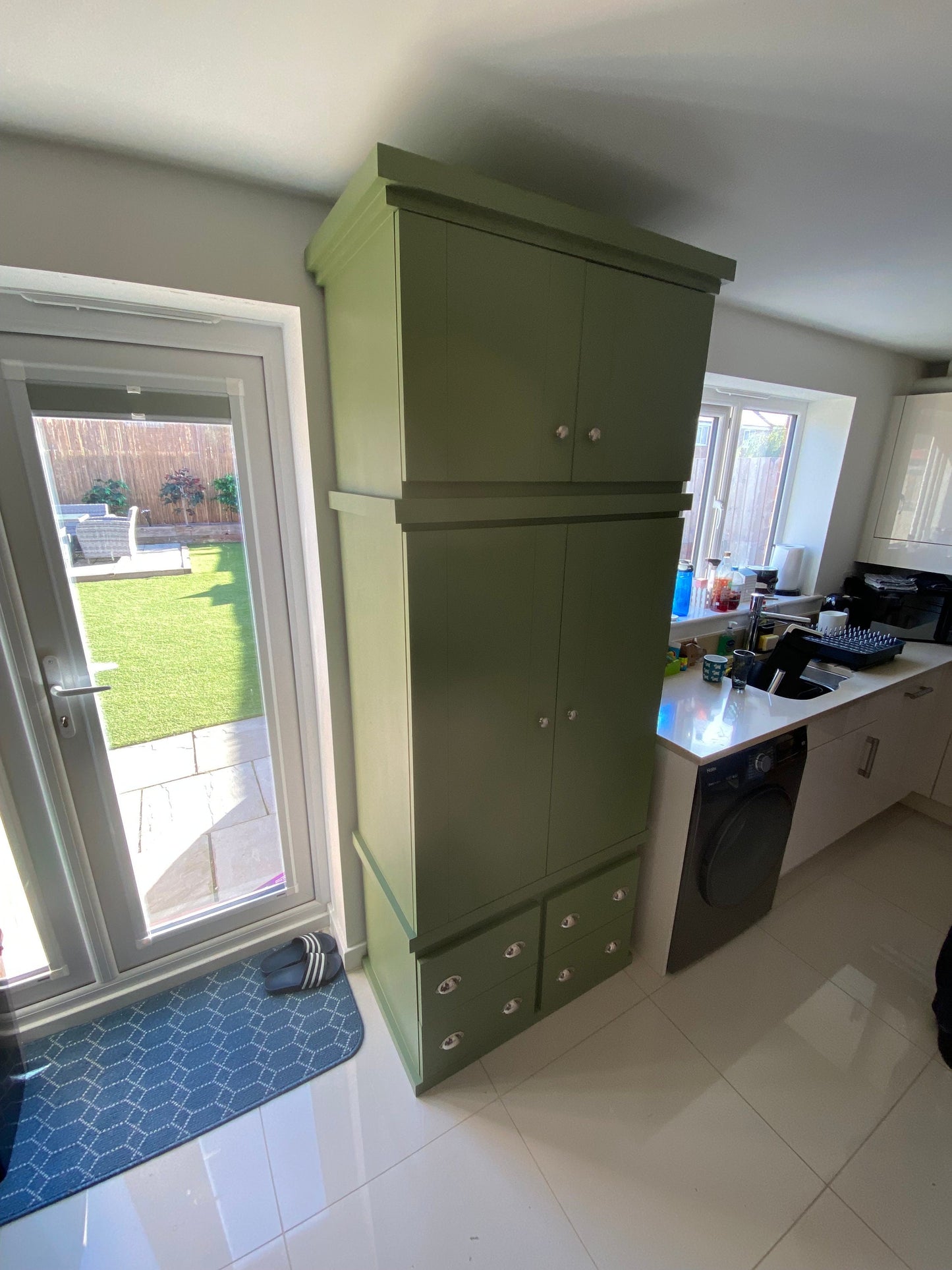 The Preston Handcrafted bespoke custom made to order pantry larder finished in your chosen farrow and ball colour deposit available