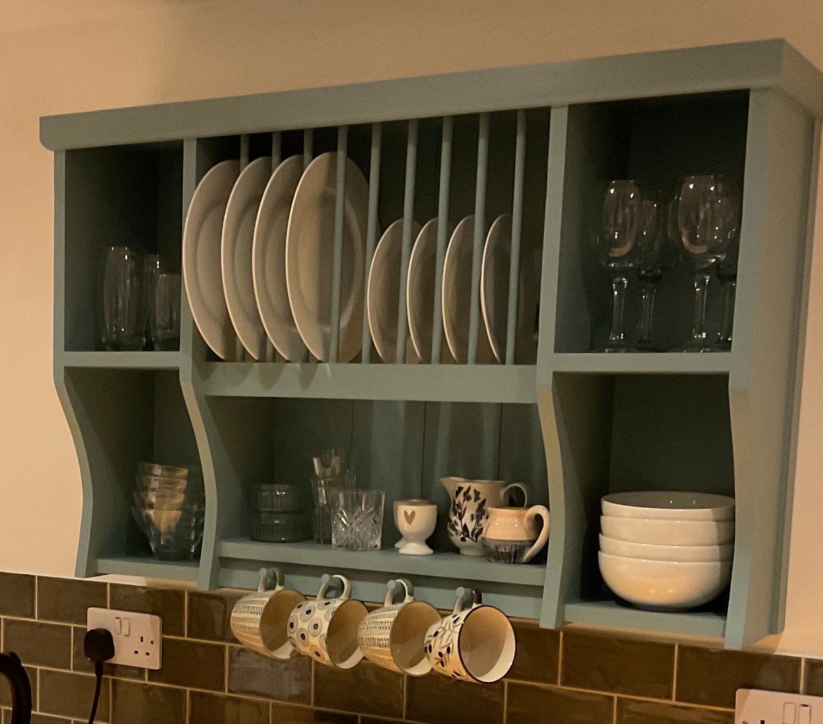 The Leabrook handmade plate rack storage