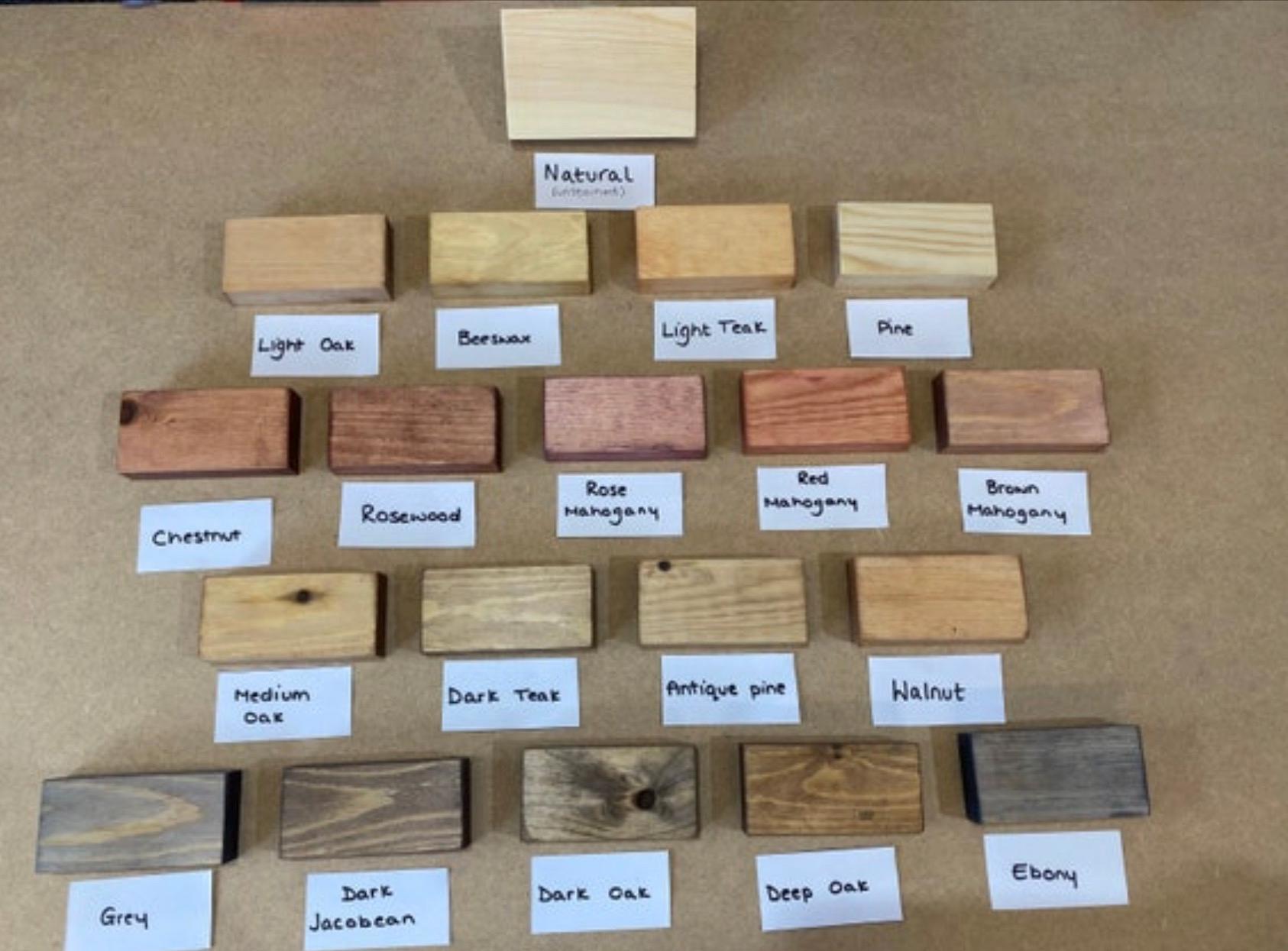 The hannah stained bookcase deposit available