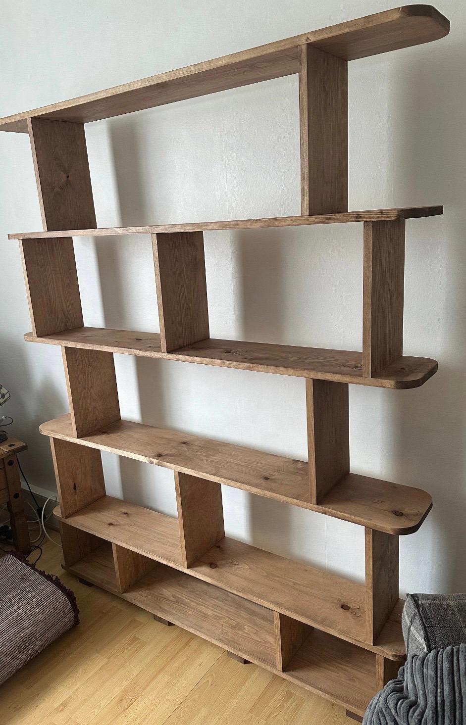 The nicola stained bookcase deposit available