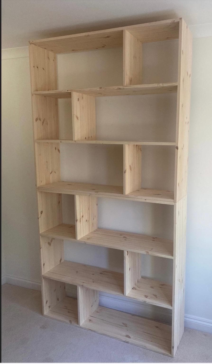 The amy stained bookcase deposit available