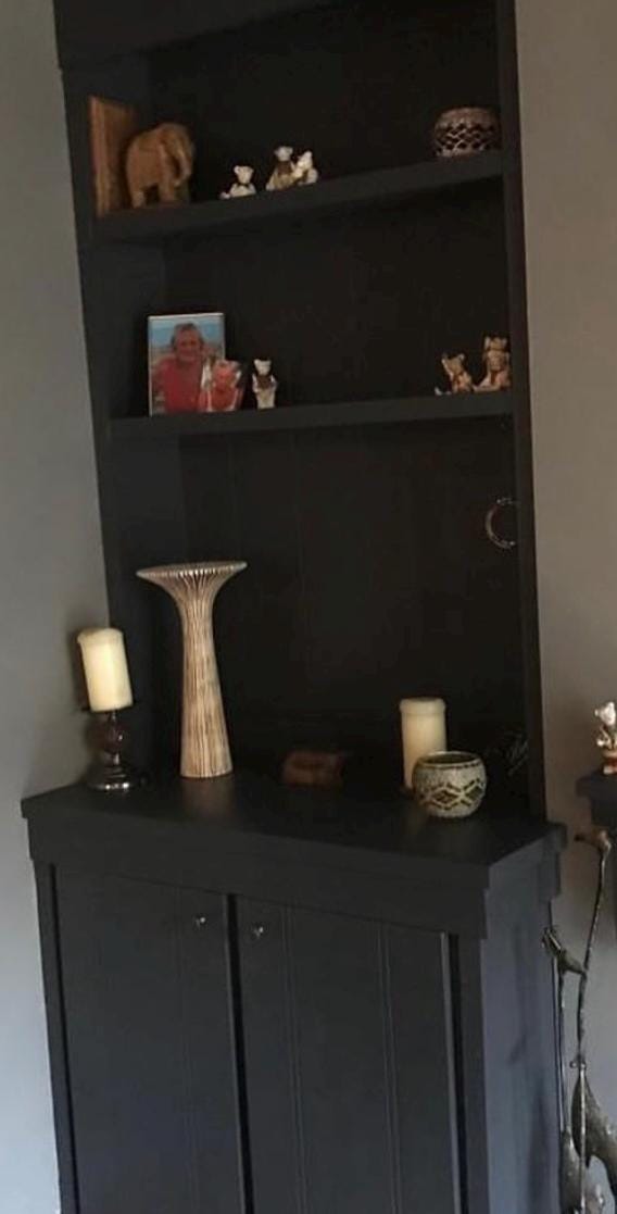 The Inverness bookcase library handcrafted bespoke made to order deposit option available finished in your chosen colour choice