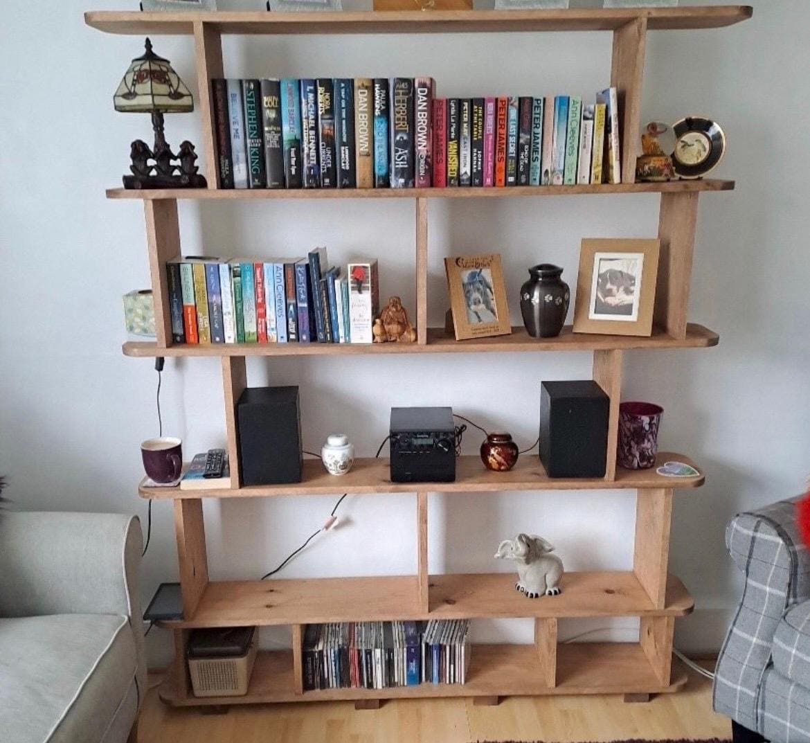 The nicola stained bookcase deposit available