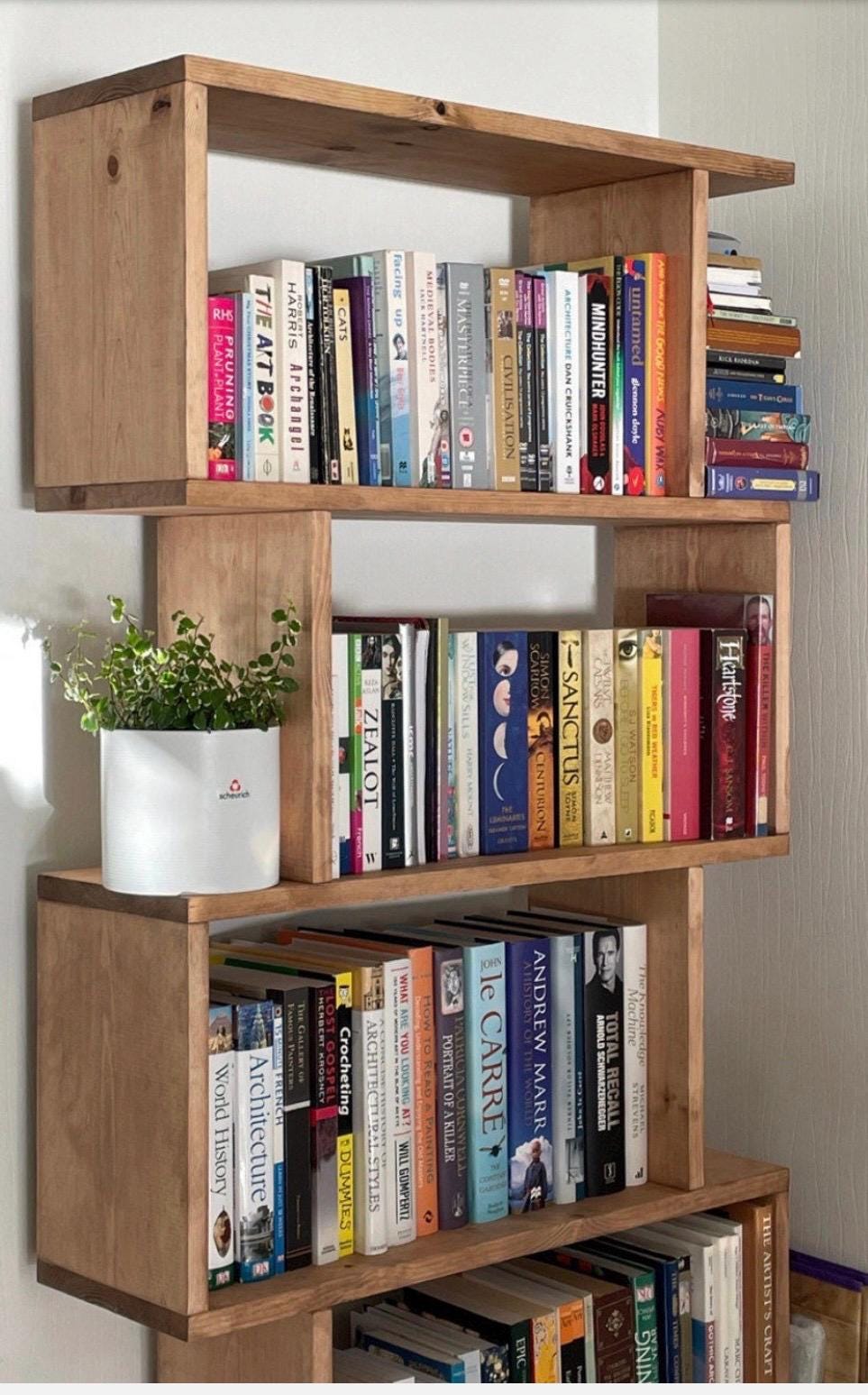 The lucy stained bookcase deposit available