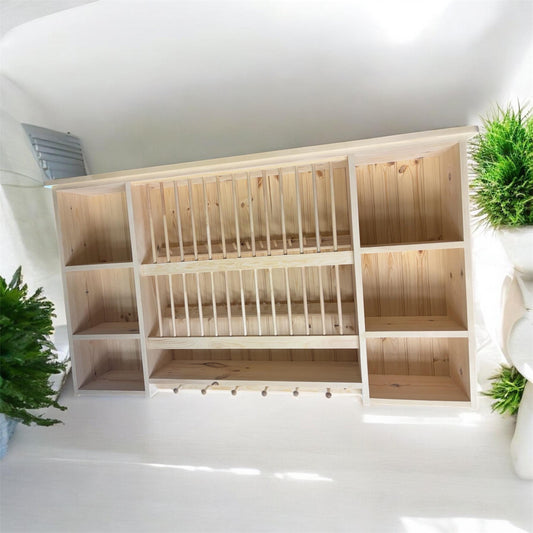 The Banbury handmade plate rack storage
