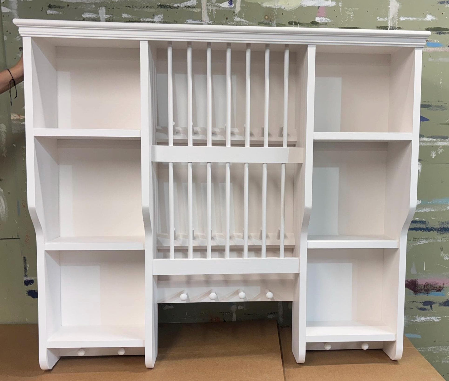 The Duke handmade plate rack storage available in your chosen f&b colour