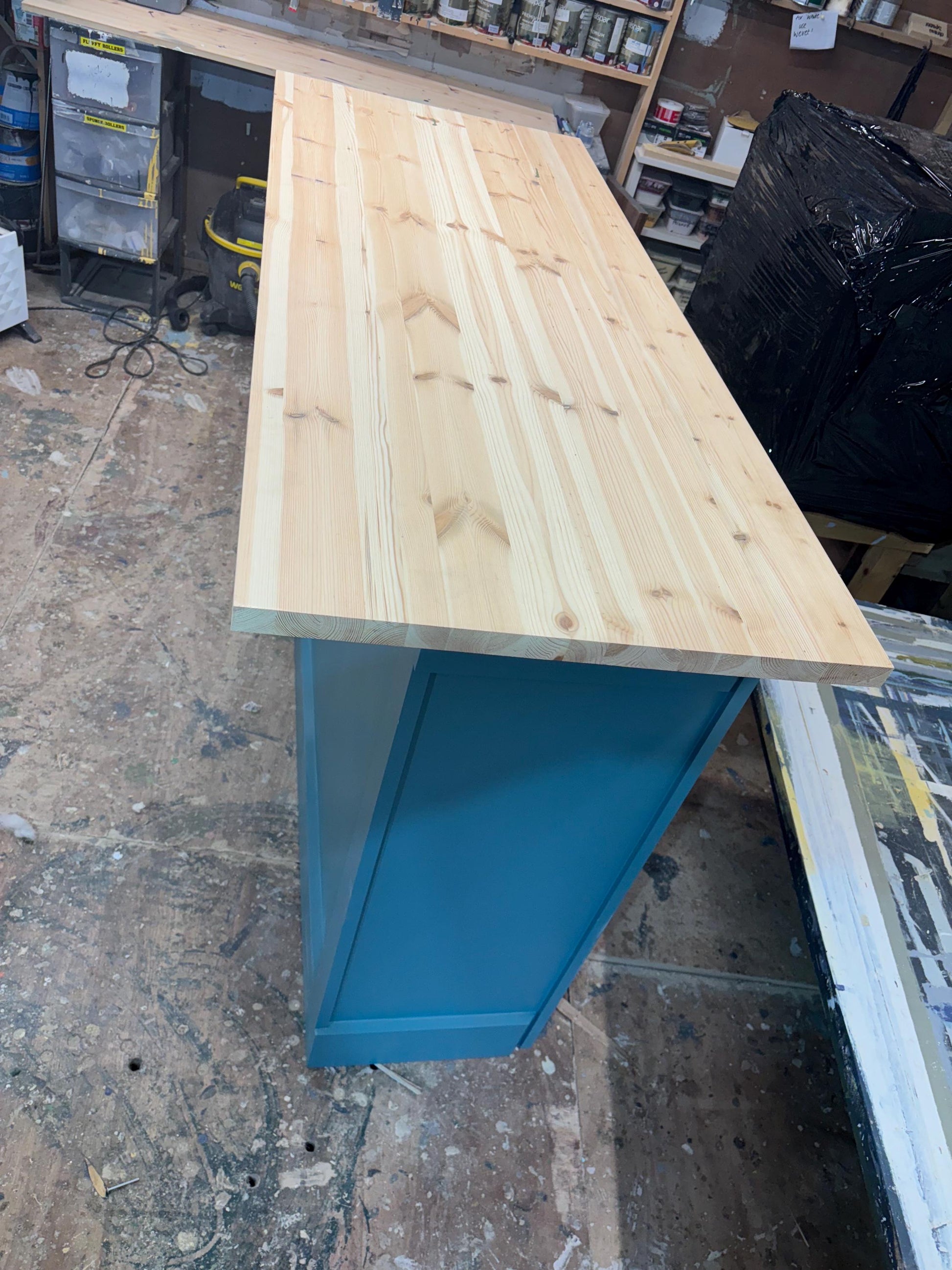 The Spire 600mm Deep Premium Bar - home pub bar man cave solid finished in any farrow and ball colour