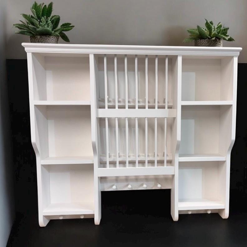 The Duke handmade plate rack storage available in your chosen f&b colour